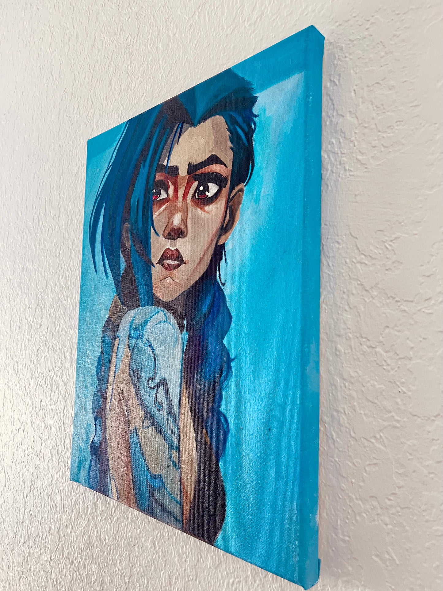 Jinx Arcane Oil Painting